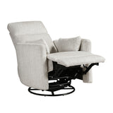 9555BEG-1SW Swivel Glider Reclining Chair from Homelegance - Luna Furniture