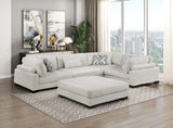 9555BEG-CR Corner Seat from Homelegance - Luna Furniture