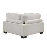 9555BEG-CR Corner Seat from Homelegance - Luna Furniture