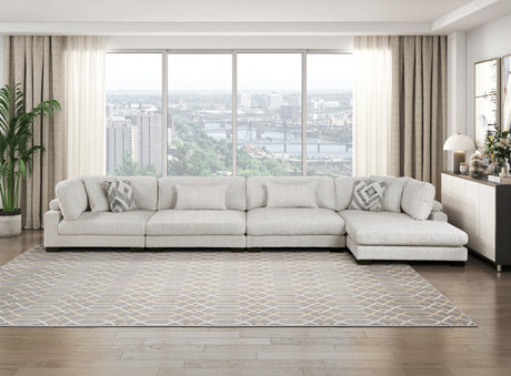 Tinley Beige Reversible Chaise from Homelegance - Luna Furniture