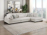 Tinley Beige Reversible Chaise from Homelegance - Luna Furniture