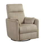 9555BRW-1SW Swivel Glider Reclining Chair from Homelegance - Luna Furniture