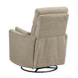 9555BRW-1SW Swivel Glider Reclining Chair from Homelegance - Luna Furniture