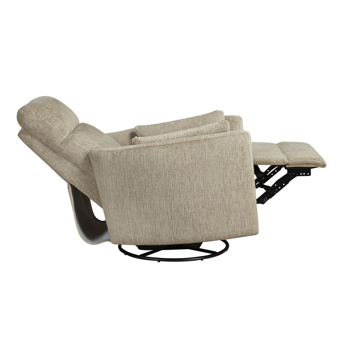 9555BRW-1SW Swivel Glider Reclining Chair from Homelegance - Luna Furniture