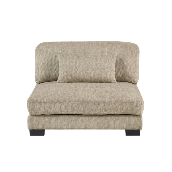 Tinley Brown Armless Chair