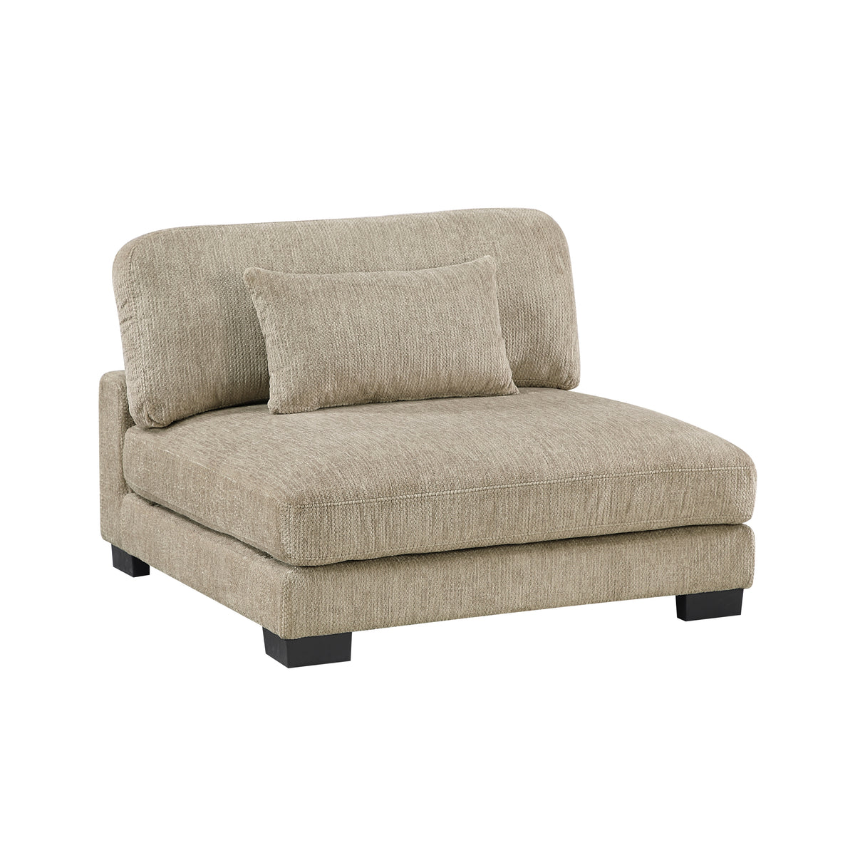 Tinley Brown Armless Chair from Homelegance - Luna Furniture
