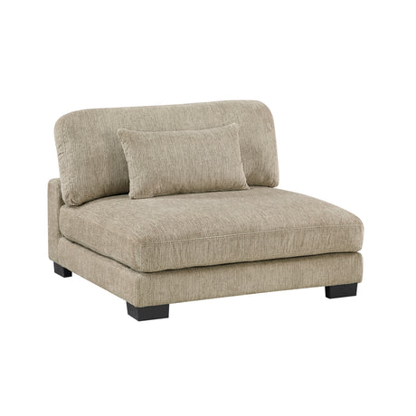 Tinley Brown Armless Chair from Homelegance - Luna Furniture
