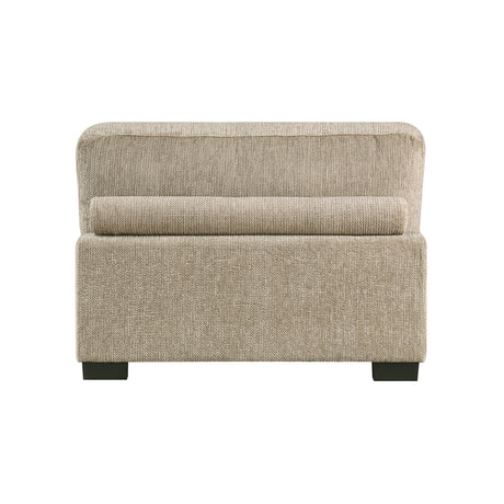 Tinley Brown Armless Chair from Homelegance - Luna Furniture