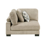 Tinley Brown Corner Seat from Homelegance - Luna Furniture