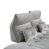 Quonsett Gray Sofa with Power Adjustable Seat from Homelegance - Luna Furniture