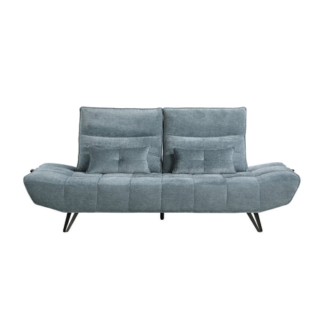 Quonsett Blue Sofa with Power Adjustable Seat from Homelegance - Luna Furniture
