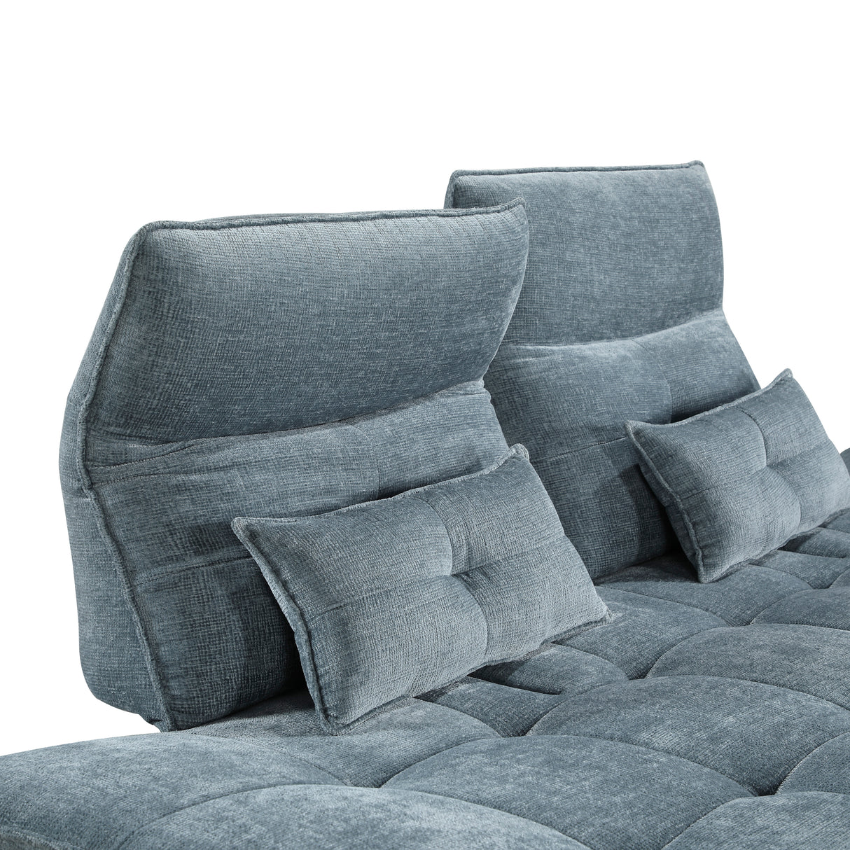 Quonsett Blue Sofa with Power Adjustable Seat from Homelegance - Luna Furniture