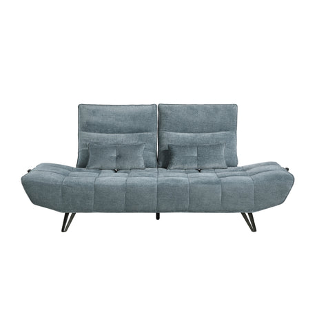 Quonsett Blue Sofa with Power Adjustable Seat from Homelegance - Luna Furniture