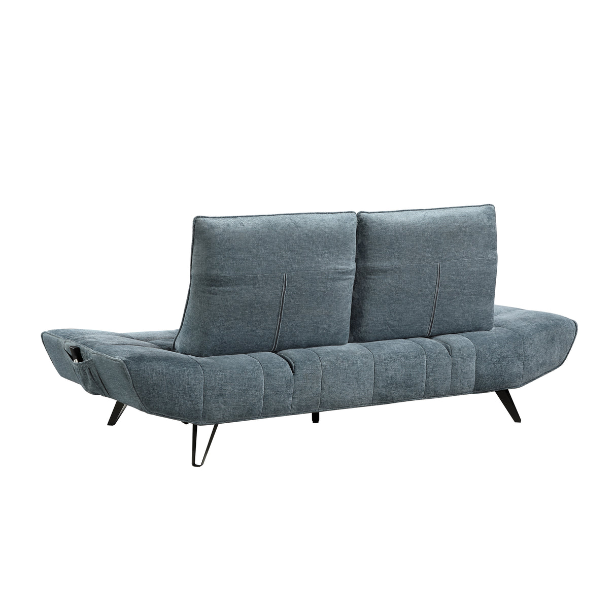 Quonsett Blue Sofa with Power Adjustable Seat from Homelegance - Luna Furniture