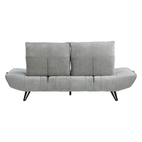 Quonsett Gray Sofa with Power Adjustable Seat from Homelegance - Luna Furniture