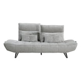 Quonsett Gray Sofa with Power Adjustable Seat from Homelegance - Luna Furniture