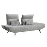 Quonsett Gray Sofa with Power Adjustable Seat from Homelegance - Luna Furniture