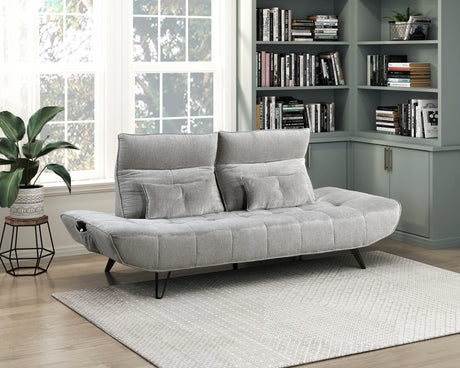 Quonsett Gray Sofa with Power Adjustable Seat from Homelegance - Luna Furniture