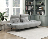 Quonsett Gray Sofa with Power Adjustable Seat from Homelegance - Luna Furniture