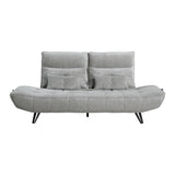 Quonsett Gray Sofa with Power Adjustable Seat from Homelegance - Luna Furniture