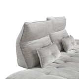 Quonsett Light Gray Sofa with Power Adjustable Seat from Homelegance - Luna Furniture