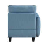 9557BUE-AC Armless Chair with Storage from Homelegance - Luna Furniture