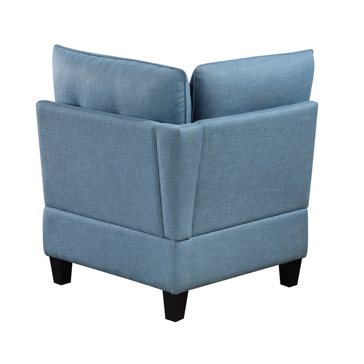 9557BUE-AC Armless Chair with Storage from Homelegance - Luna Furniture