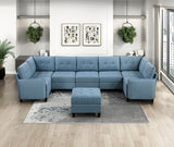 9557BUE-4 Ottoman with Storage from Homelegance - Luna Furniture
