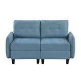 9557BUE-2* (2)Loveseat from Homelegance - Luna Furniture