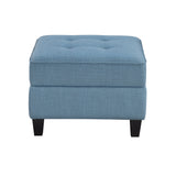 9557BUE-4 Ottoman with Storage from Homelegance - Luna Furniture
