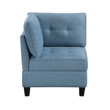 9557BUE-CR Corner Seat with Storage from Homelegance - Luna Furniture