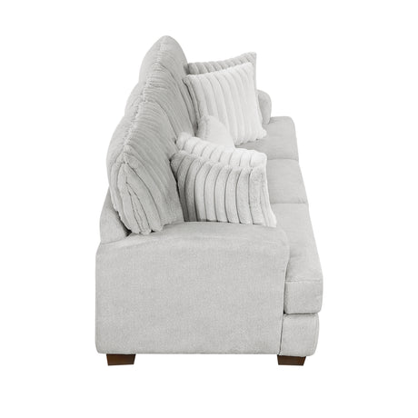 Garren Blue Armless Chair with Storage from Homelegance - Luna Furniture