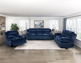 Goodland Black Double Reclining Sofa from Homelegance - Luna Furniture
