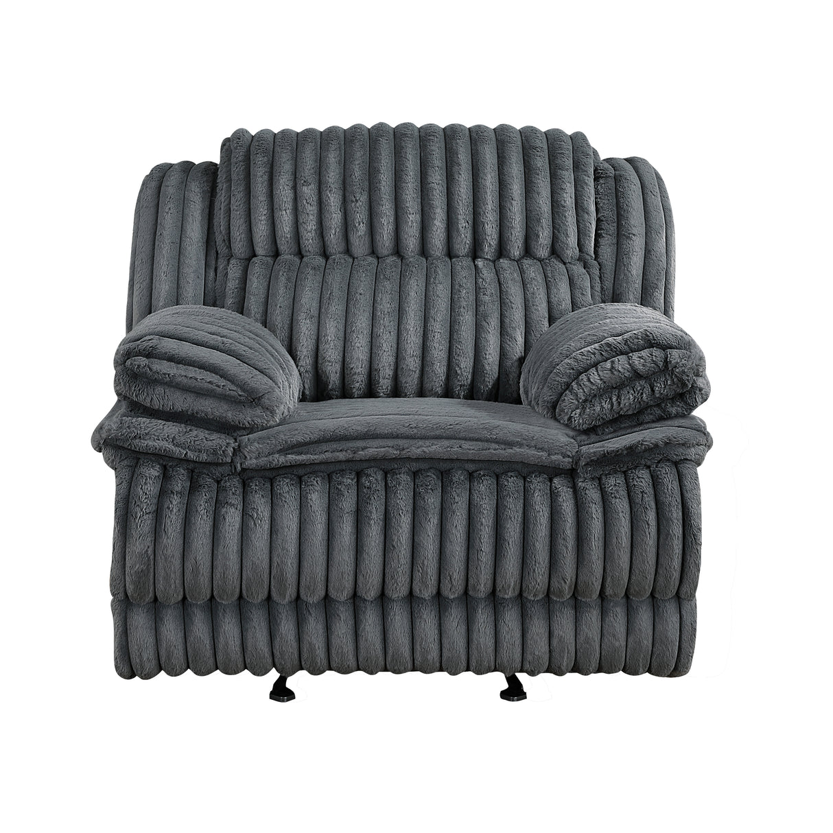 Goodland Blue Double Reclining Sofa from Homelegance - Luna Furniture