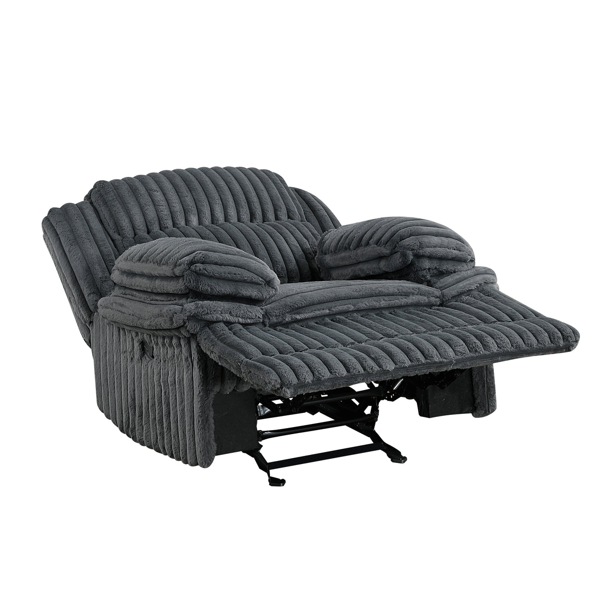 Goodland Blue Double Reclining Sofa from Homelegance - Luna Furniture