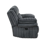 Goodland Blue Double Reclining Sofa from Homelegance - Luna Furniture