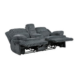 Goodland Dark Gray Glider Reclining Chair