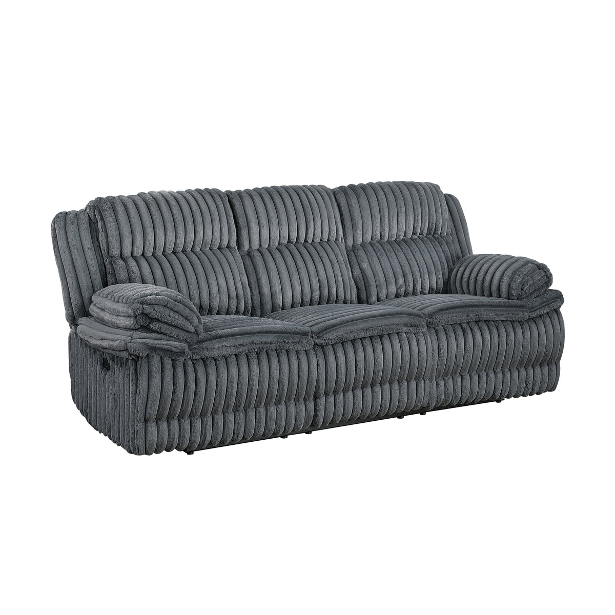 Goodland Dark Gray Glider Reclining Chair