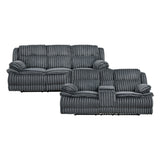 Goodland Dark Gray Glider Reclining Chair