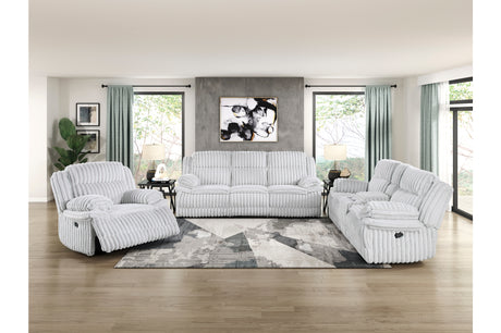 Goodland Gray Double Reclining Living Room Set from Homelegance - Luna Furniture