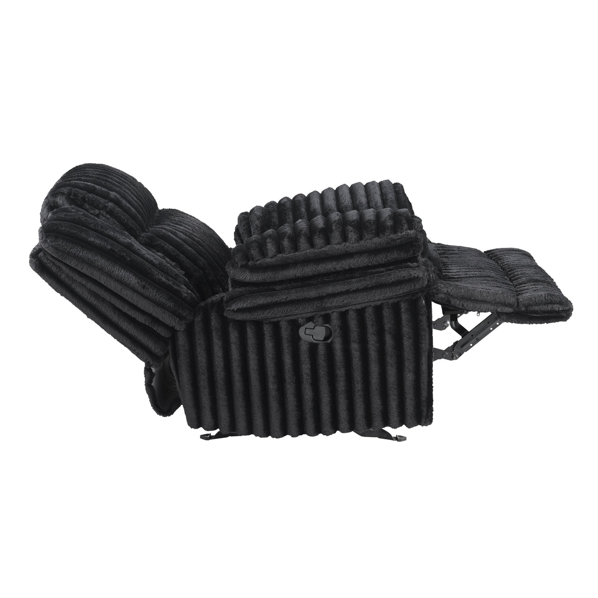 Goodland Black Glider Reclining Chair from Homelegance - Luna Furniture