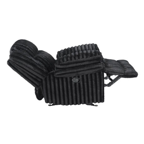 Goodland Black Glider Reclining Chair from Homelegance - Luna Furniture