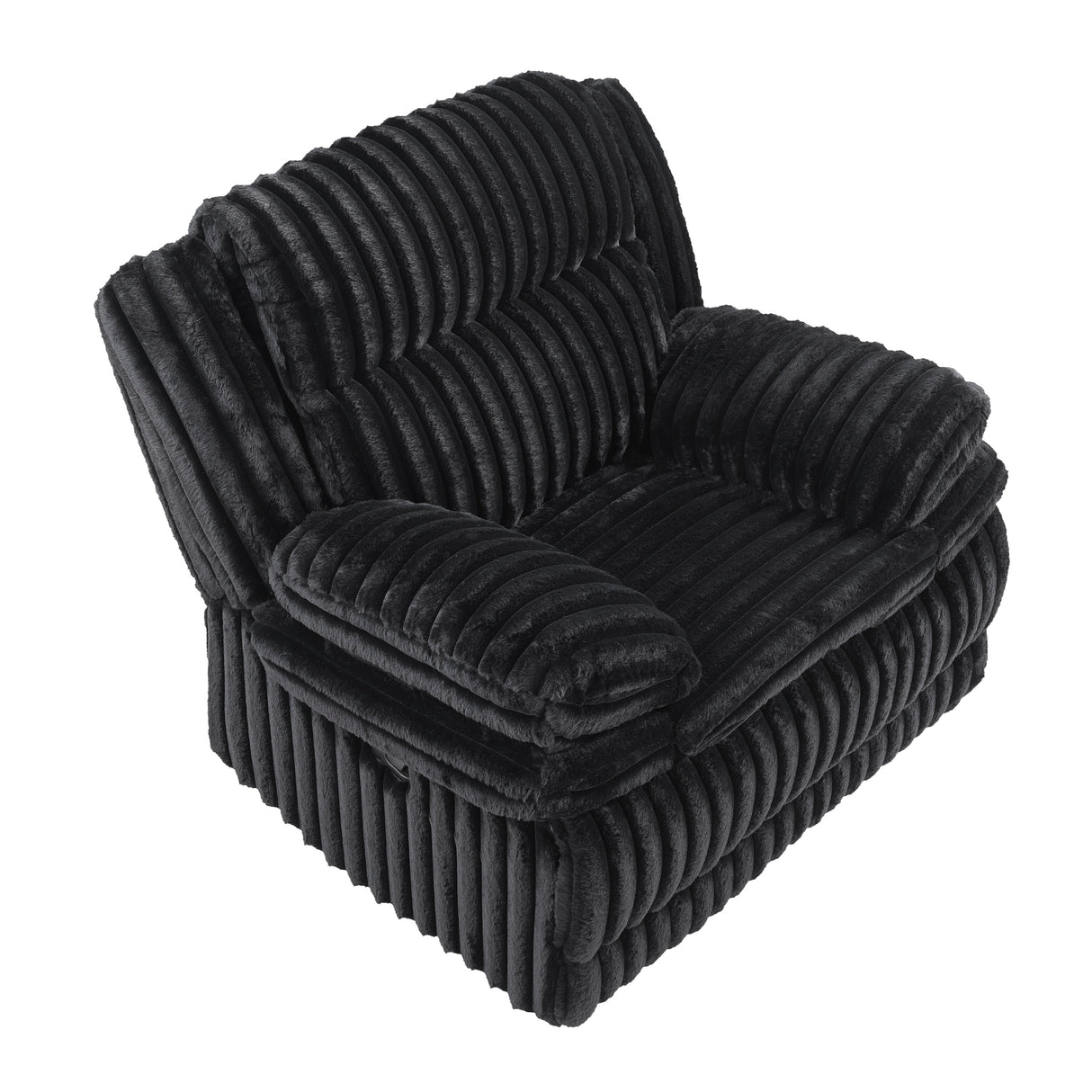Goodland Black Glider Reclining Chair from Homelegance - Luna Furniture