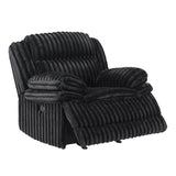 Goodland Black Glider Reclining Chair from Homelegance - Luna Furniture