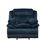 Goodland Blue Glider Reclining Chair from Homelegance - Luna Furniture