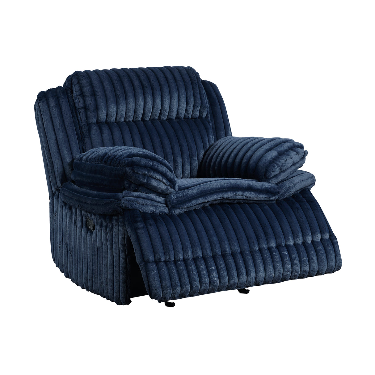 Goodland Blue Glider Reclining Chair from Homelegance - Luna Furniture