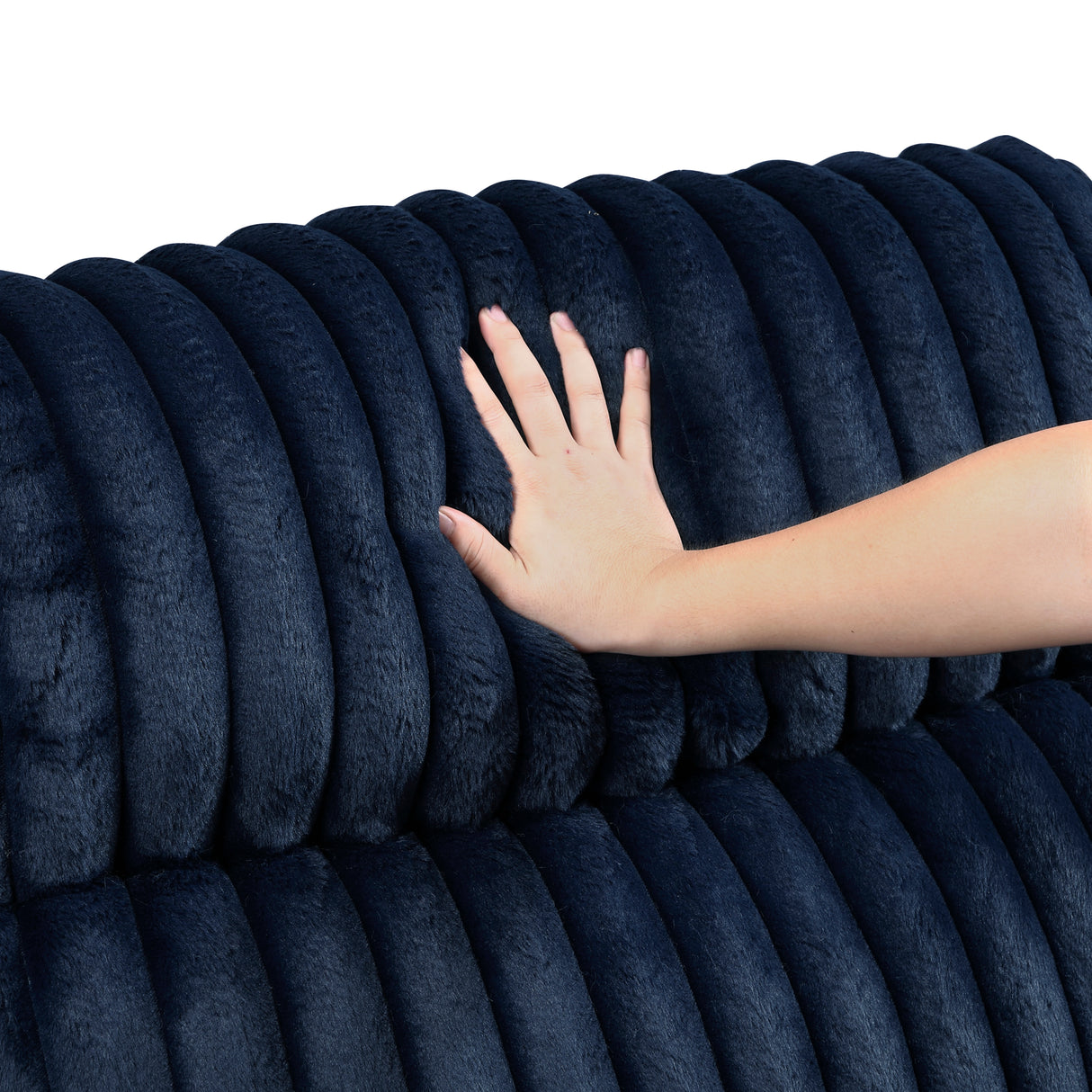 Goodland Blue Double Reclining Sofa from Homelegance - Luna Furniture