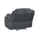 Goodland Dark Gray Double Reclining Living Room Set from Homelegance - Luna Furniture