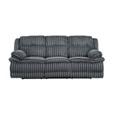Goodland Dark Gray Double Reclining Sofa from Homelegance - Luna Furniture