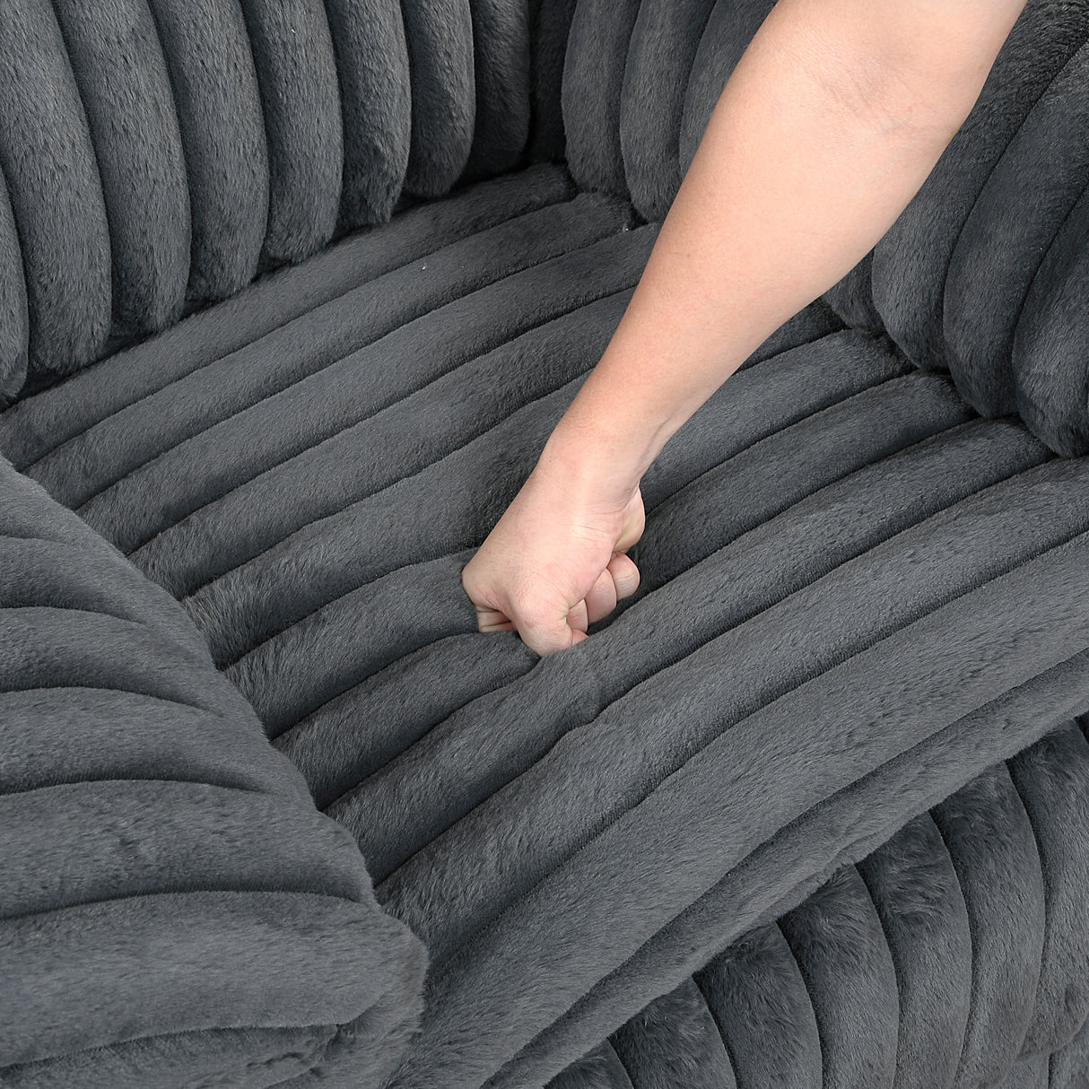 Goodland Dark Gray Double Reclining Sofa from Homelegance - Luna Furniture